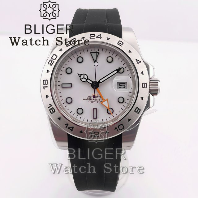 BLIGER Armbanduhr, Automatik, Edelstahl, 40 mm, Herren - Bild 1
