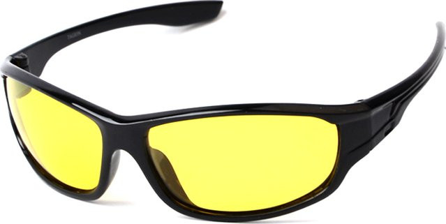 TAGION Sonnenbrille, Kunststoff, Vollrand, rechteckig, polarisiert, Herren, gelbe Linsen - Bild 1