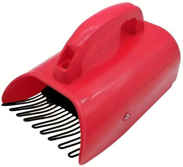YSXX Beerenpflücker aus Kunststoff mit Metallkamm in Rot für Blaubeeren, Weißdorn, Brombeeren und Preiselbeeren - Bild 1