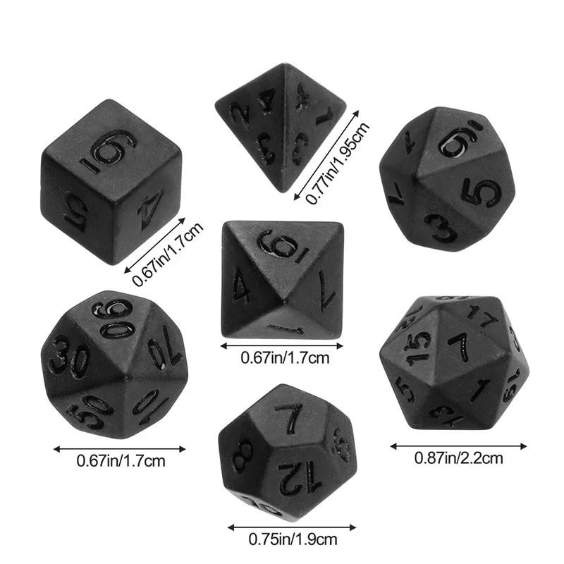 Super Six Schwarzes Würfel-Set aus Kunststoff - Bild 3
