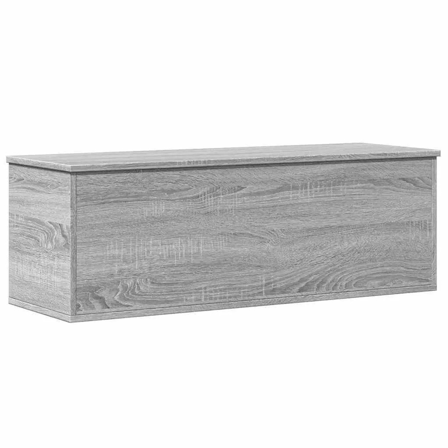 vidaXL Truhe in Grau Sonoma, moderne Aufbewahrungsbox aus MDF, B/T/H: 102 x 35 x 35 cm - Bild 2