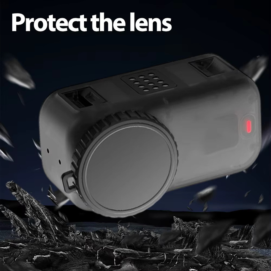 DJI OSMO Nano Silikon-Objektivabdeckung in Schwarz zum Schutz vor Staub und Stürzen - Bild 2