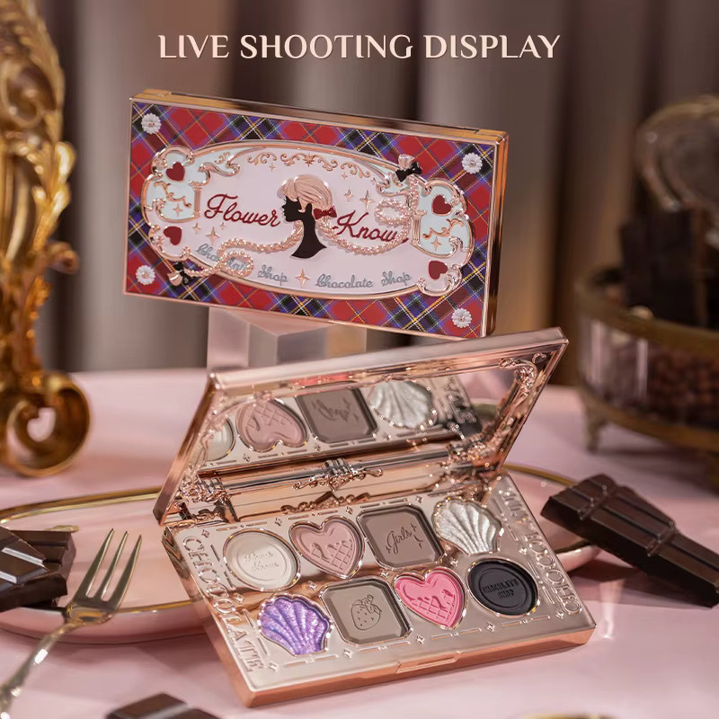Flower Knows Lidschatten-Palette, 8 Farben, Glitzer-Matt, Vegan - Bild 2