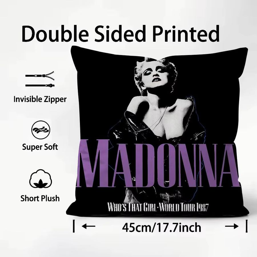 Singer M-MadonnaS C-CicconeS Kissenbezug mit bedrucktem Muster in Multicolor für dein Wohnzimmer, Sofa oder Schlafzimmer - Bild 5