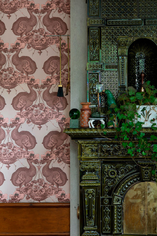 Studio Lisa Bengtsson Tapete Dodo in Pink mit Tiermotiv im skandinavischen Design aus Vlies - Bild 2