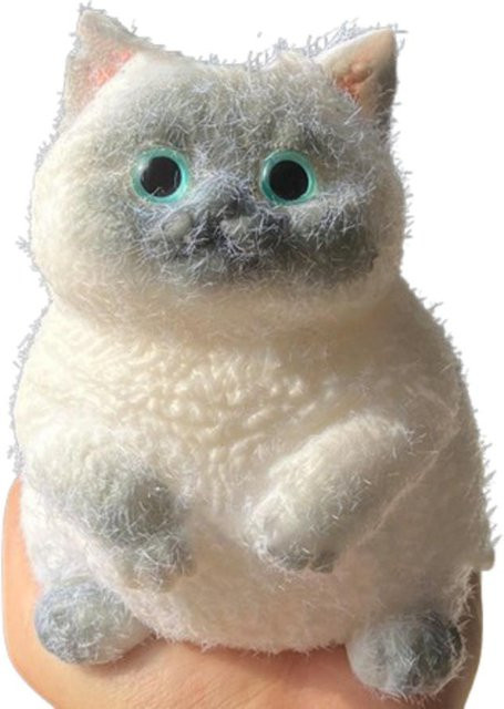 Discover Intime Große Katze Puppe, Buntes Quetschspielzeug, Weich - Bild 1