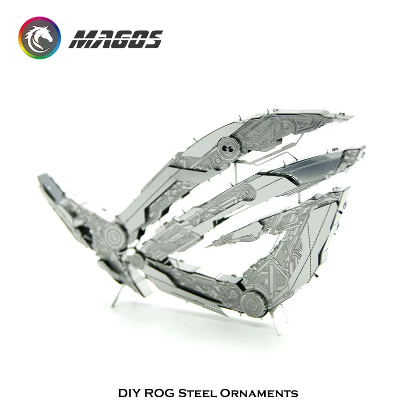 ROG Metall-Mechanisches 3D-Puzzle Freeze Mod Abstrakt Silber als DIY-Modellbau-Ornament - Bild 2