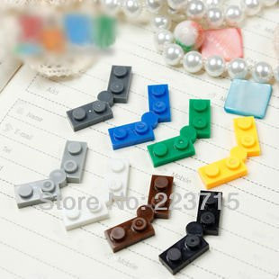 Youe shone Scharnierplatte 1X2 oben/unten, 50-teiliges Set, Bunt / Mehrfarbig, Kunststoff - Bild 1