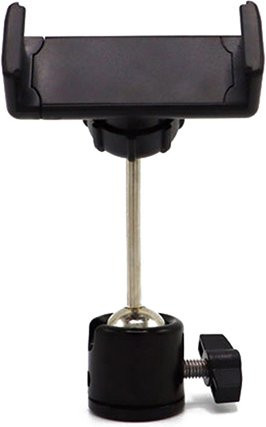Universal Doppel Ball Stativkopf Adapter aus Metall mit 360 Grad Rotation in Schwarz für Kamera und Handyhalterung - Bild 1