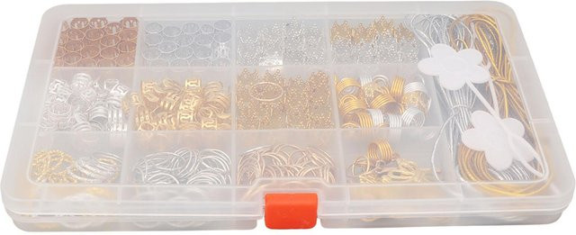 Koogeelife Haaranhänger, Gold Silber, Unisex - Bild 1