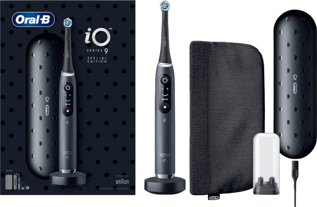 Oral-B iO 9n elektrische Zahnbürste in Onyx Schwarz - Bild 1