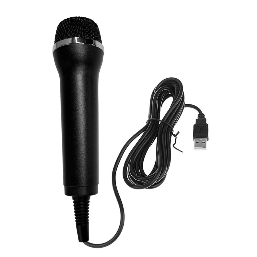 VODOOL USB-Kabelmikrofon in Schwarz für Nintendo Switch, Xbox, PC und weitere Geräte als Kondensator-Karaoke-Aufnahmemikrofon mit Ultra-Weitbereichsfunktion - Bild 4