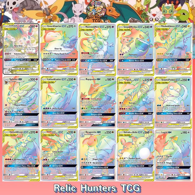 M&G Pokémon HoloFoil-Karte GX, Englische Ausgabe, Einzelfigur - Bild 1