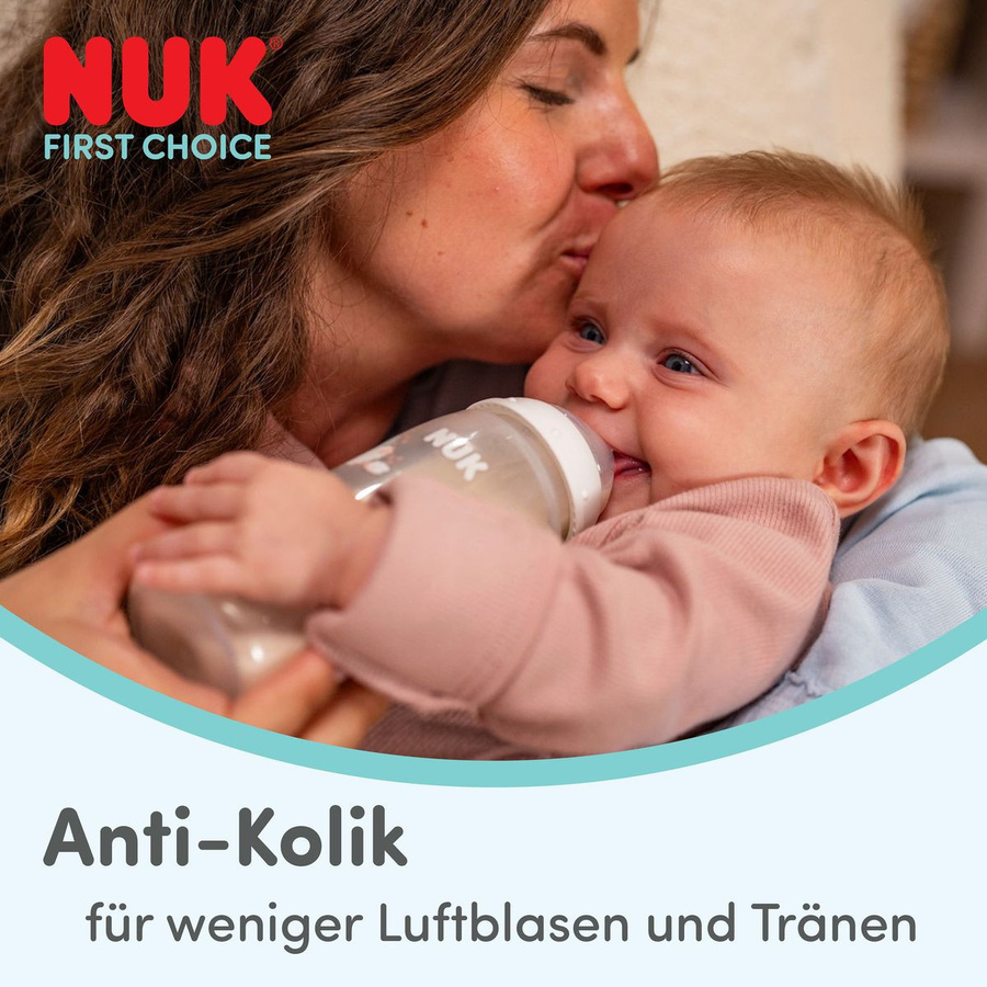 NUK Trinksauger First Choice Plus Silikon 2er Pack transparent Grösse S - Bild 3
