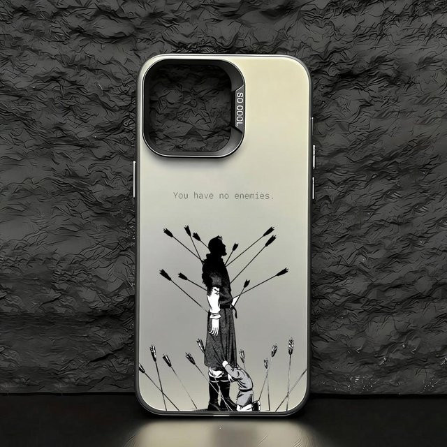 V-Vinland Saga Anime Handyhülle für iPhone 17 16 15 14 13 12 11 Pro Max Air Matte Laser Aurora Stoßfeste Schutzhülle in Pink - Bild 1