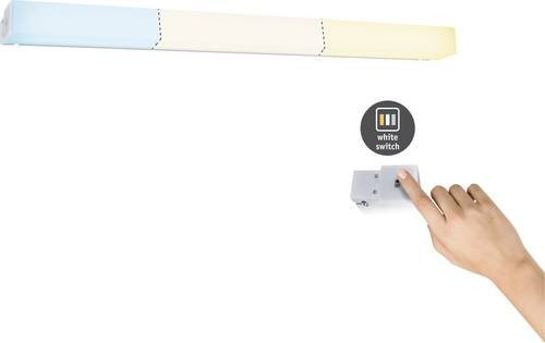 Paulmann HomeSpa Luno 78949 LED-Spiegelleuchte in Weiß mit Touch-Funktion und Warmweiß - Bild 1
