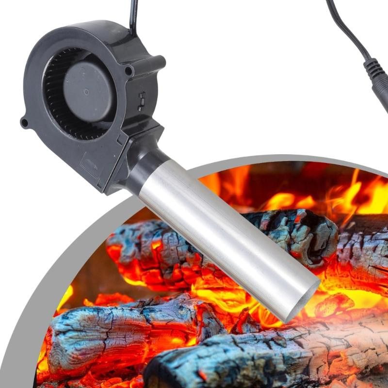 Xudikou Elektrischer Grillgebläseventilator mit variablen Geschwindigkeitsreglern für Barbecue und Camping, 5V - Bild 3