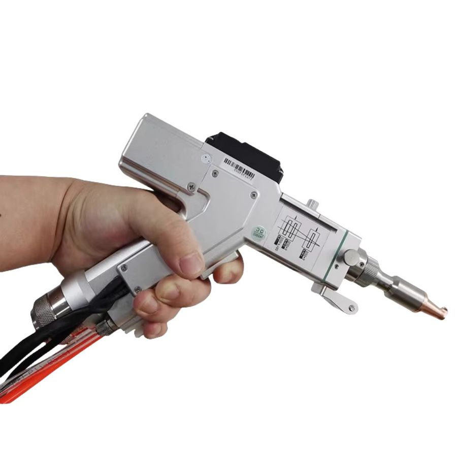Au3tech Zubehör für HW 970 960 Laser-Schweißkopfteile Handschweißpistole in Silber mit Drahtvorschubrohr, Fokuslinse, Dichtring und Reflektorspiegel - Bild 2