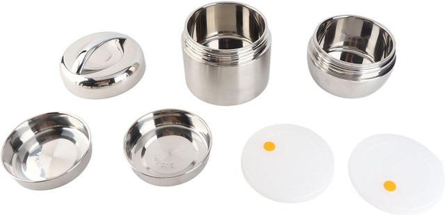 CosyHome Thermischer Lebensmittelbehälter aus Edelstahl, Mehrschichtig, Auslaufsicher und Isoliert, Weiß, 1,5 l - Bild 1