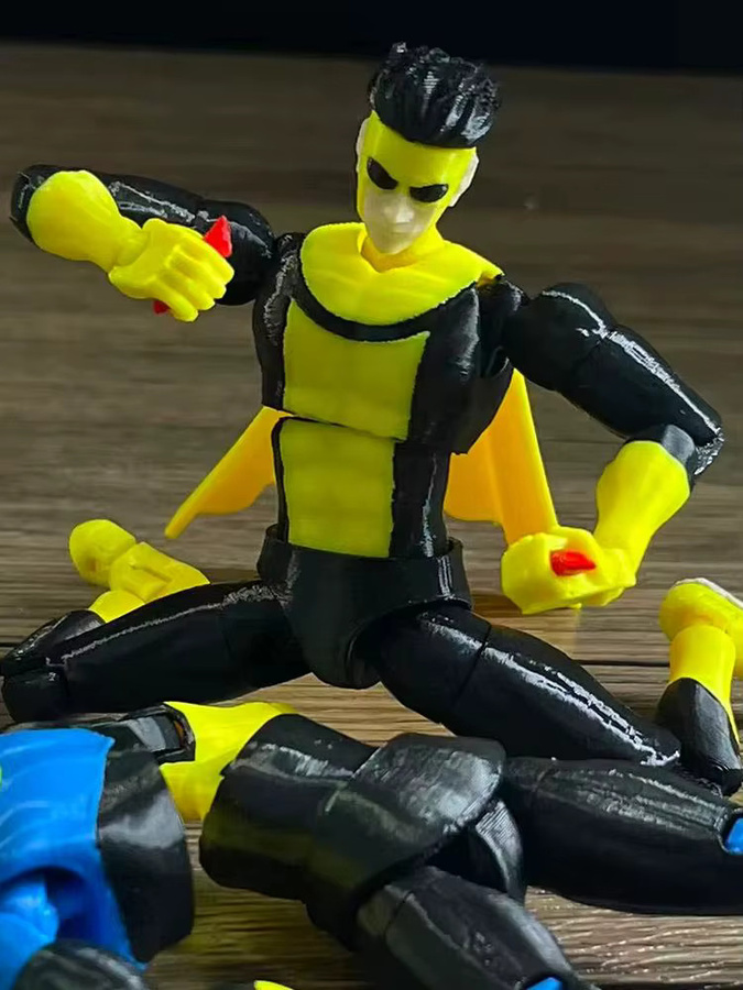 Legend13 Unbesiegbare Sinister Mark Actionfigur, 3D-Gedrucktes Anime-Modell, Mehrgelenkige Poseierbare Sammlerfigur - Bild 3