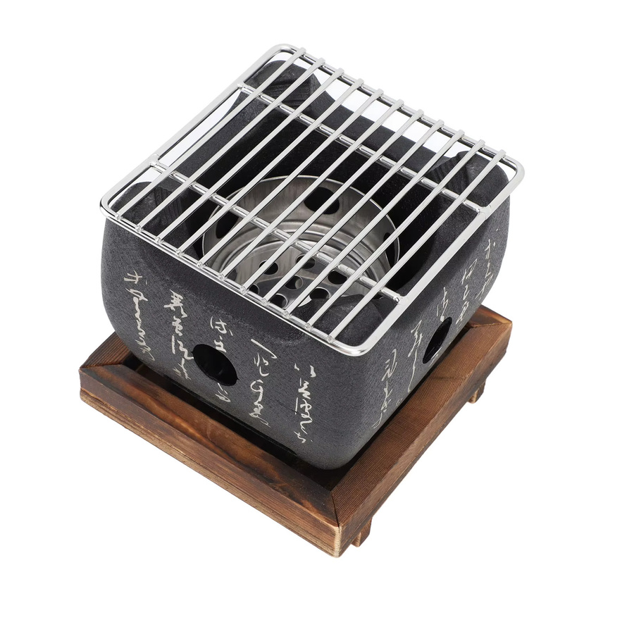 TOPINCN Tragbarer japanischer Holzkohlegrill für Camping und Picknick - Bild 2