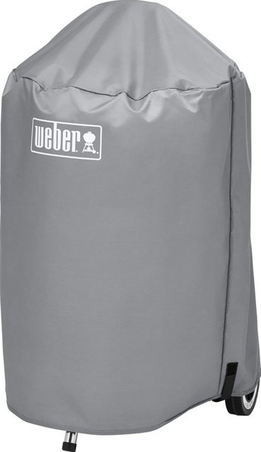 Weber Abdeckhaube für Holzkohlegrills und Kugelgrills, grau, 47 cm - Bild 1