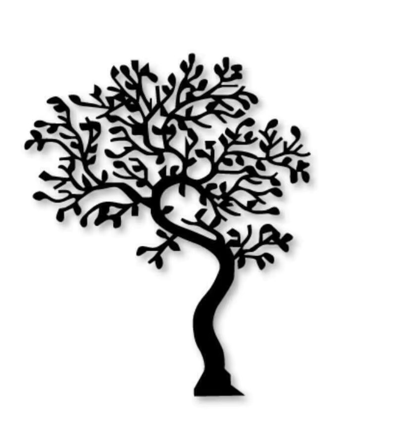 Metall Stanzform Baum Häuser für Scrapbook und Bastelarbeiten in Schwarz - Bild 3
