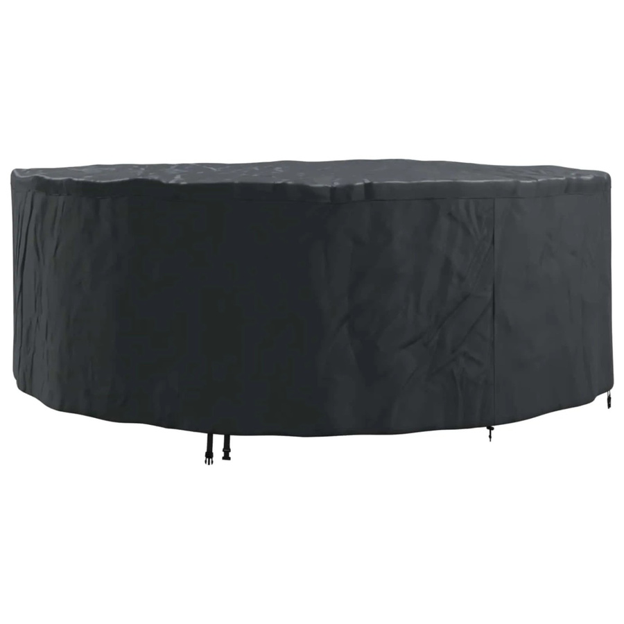 vidaXL Gartenmöbelabdeckung aus 210D Oxford-Gewebe in Anthrazit, H x B x T: 105 x 244 x 244 cm - Bild 2