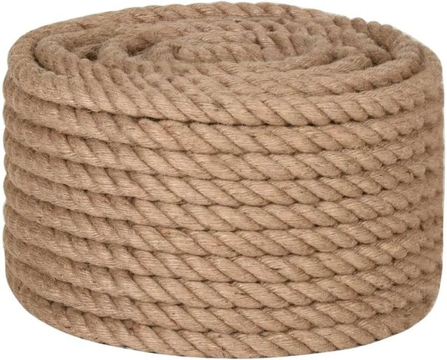 vidaXL Juteseil in Beige, Länge: 25 m, Durchmesser: 20 mm - Bild 1