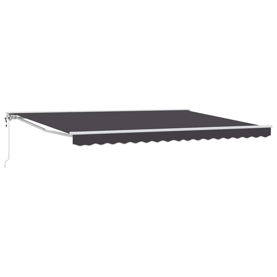 vidaXL Elektrische Ausziehbare Markise Anthrazit mit Fernbedienung, B/T: 500 x 300 cm - Bild 2