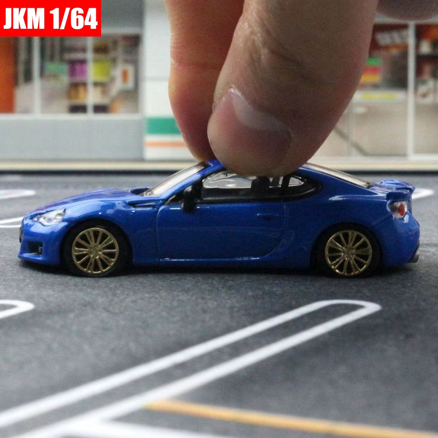 MAKEDA Subaru BRZ Miniaturmodell, 1:64, Blau, Metall - Bild 3