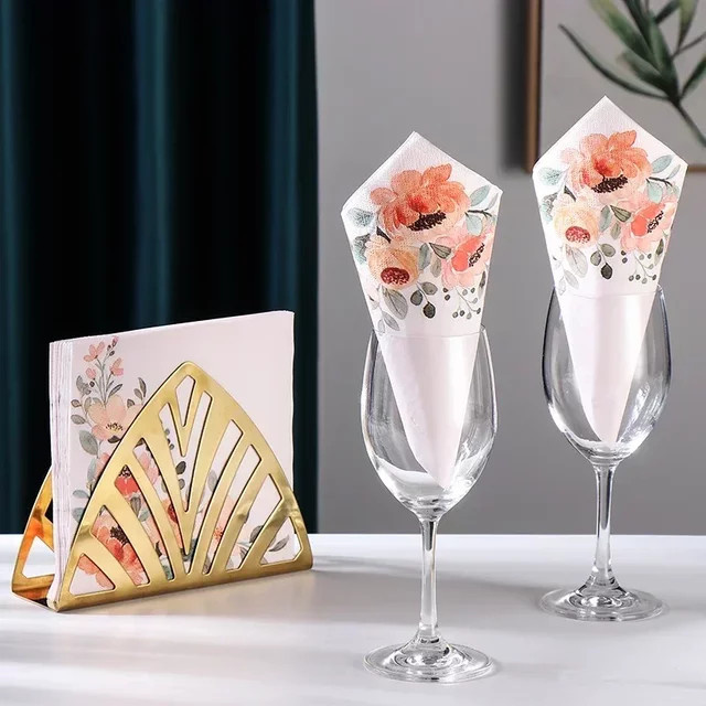 GUANYAO 20 Stück Farbige Seidenpapier Servietten für Hochzeit und Neujahr, Mehrfarbig - Bild 1