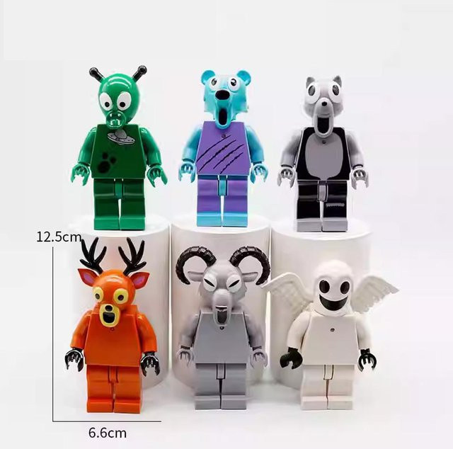 Yiran toy 1 99 Nächte im Wald Hirschpuppe, Anime-Figur, beweglich, leuchtend, 6-teiliges Set, ab 14 Jahren - Bild 1