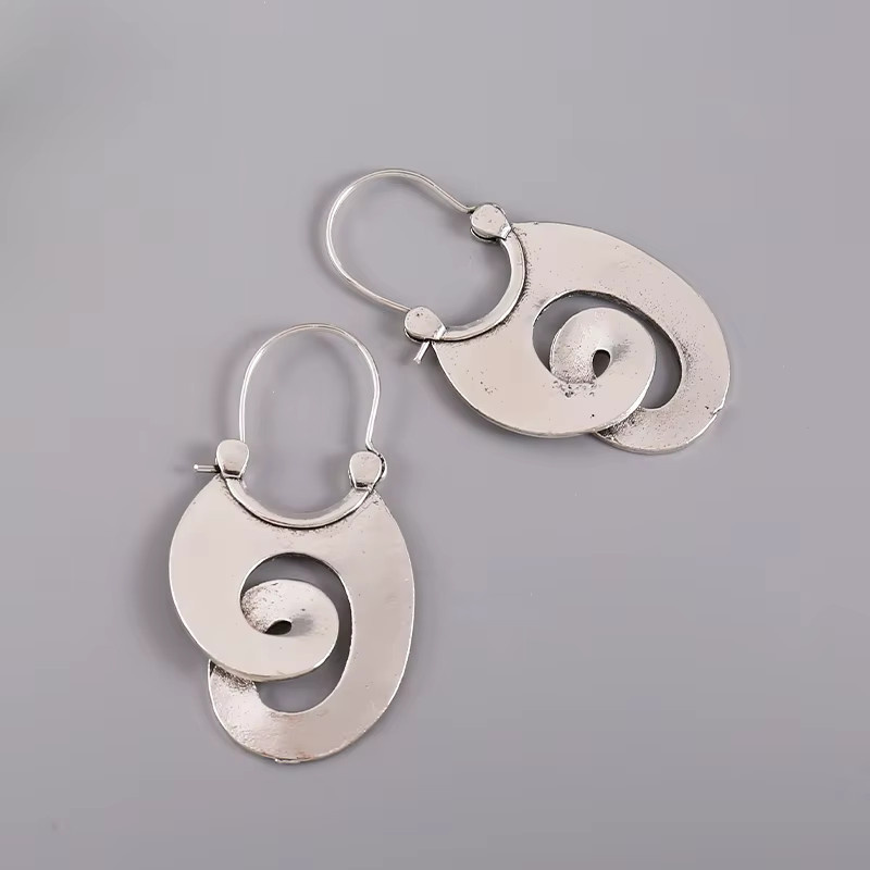 YoYo Creolen, Silber, Damen, Spirale Wicklung - Bild 2