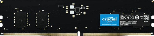 Crucial DDR5 Arbeitsspeicher 8 GB 4800 MHz CL40 DIMM Schwarz - Bild 1