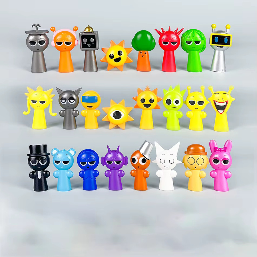 Bandai Sprunki Mini-Sprunki Blind Box, Actionfiguren-Set, 24-teiliges Set - Bild 2