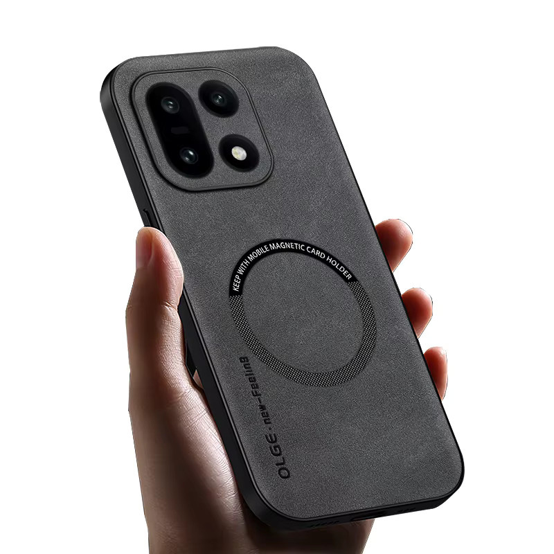 Retro Leder Soft Hülle für OnePlus 15 13 13T 12 12R 11 Ace 2 2V 3 3V Nord CE 5 6 Pro 5G mit magnetischem kabellosem Laden in Weiß - Bild 5