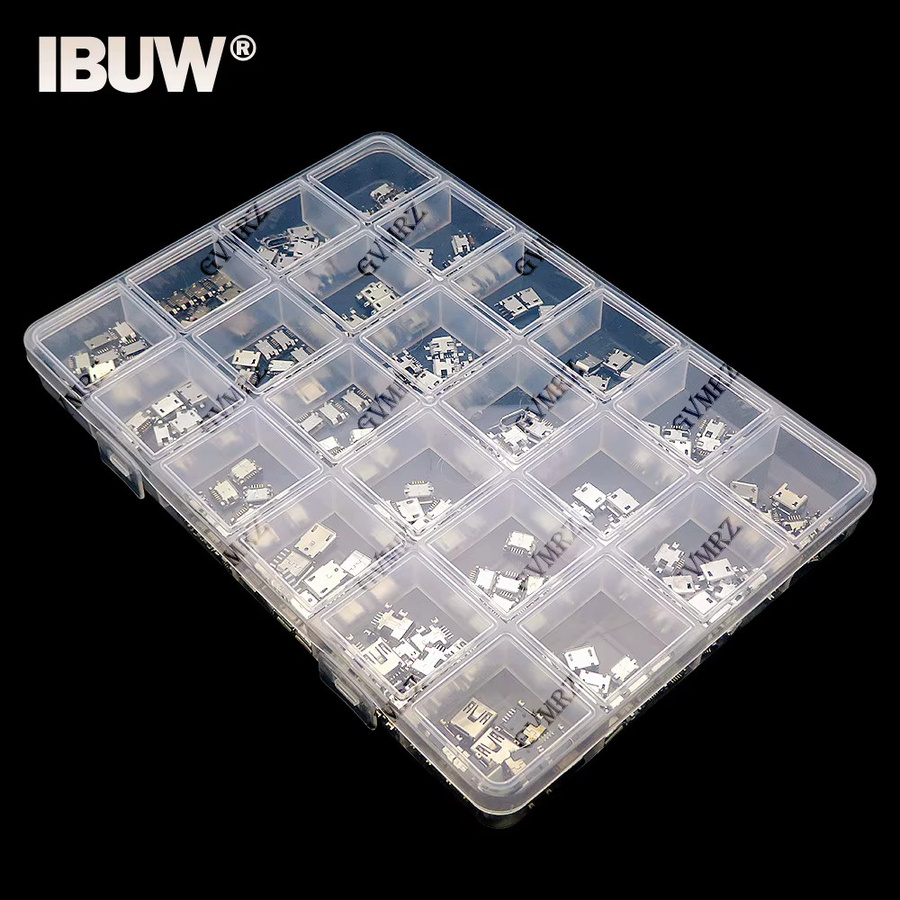 240 Teile Micro USB Stecker Set in Silber für Ladeports von MP3/MP4/MP5 Playern sowie Huawei, Lenovo und ZTE - Bild 2