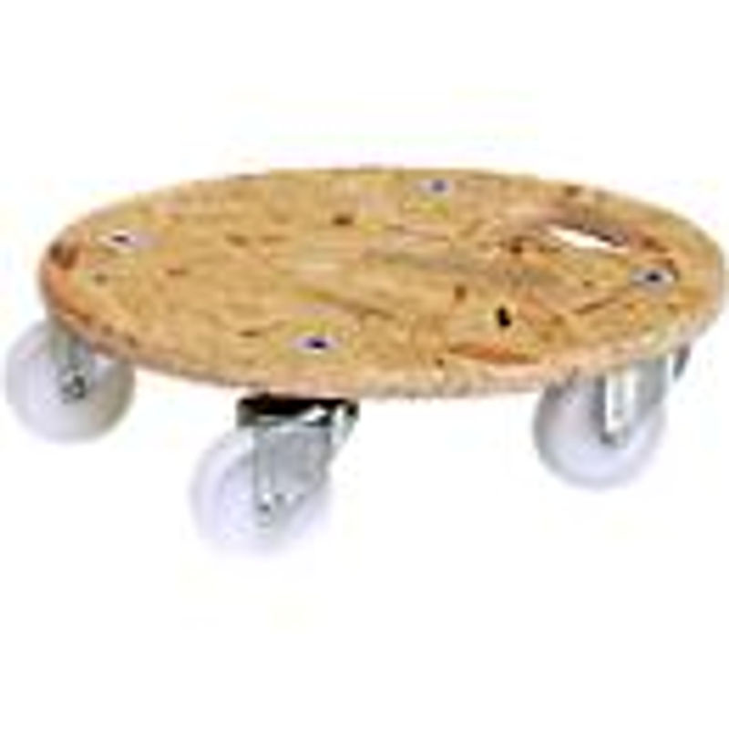 Wagner Transportroller OSB 1171 mit ergonomischem Tragegriff, Durchmesser: 38 cm, Tragkraft: 250 kg, Farbe: Braun/Multicolor - Bild 2