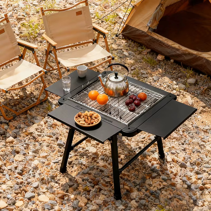 WESTTUNE Camping IGT Tisch aus Aluminiumlegierung höhenverstellbar in Grau - Bild 5