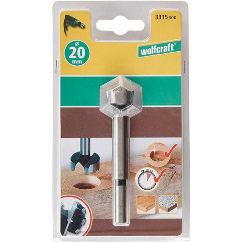 Wolfcraft Forstnerbohrer in Silber mit Ø 20 mm - Bild 2