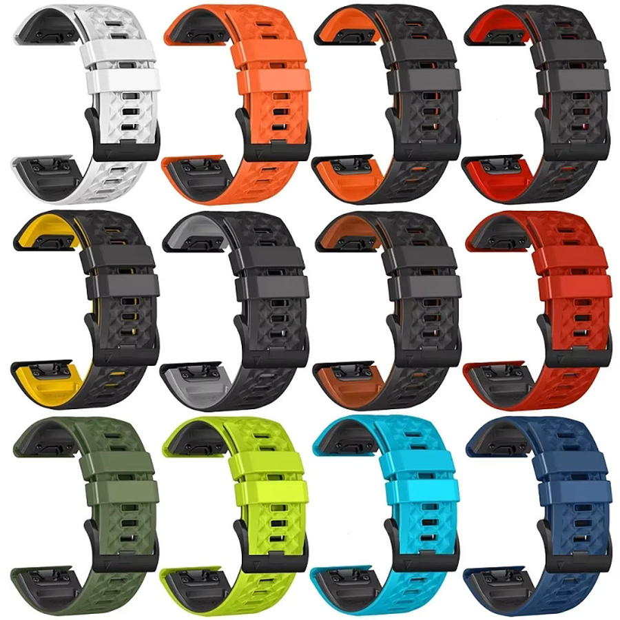 QCTOG Uhrenarmband Silikon, 22mm 26mm, Unisex - Bild 2