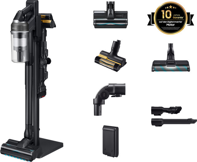 Samsung Jet 95S CompleteClean Akku-Staubsauger mit Standing Station, 770 W Motorleistung, Anthrazit - Bild 1