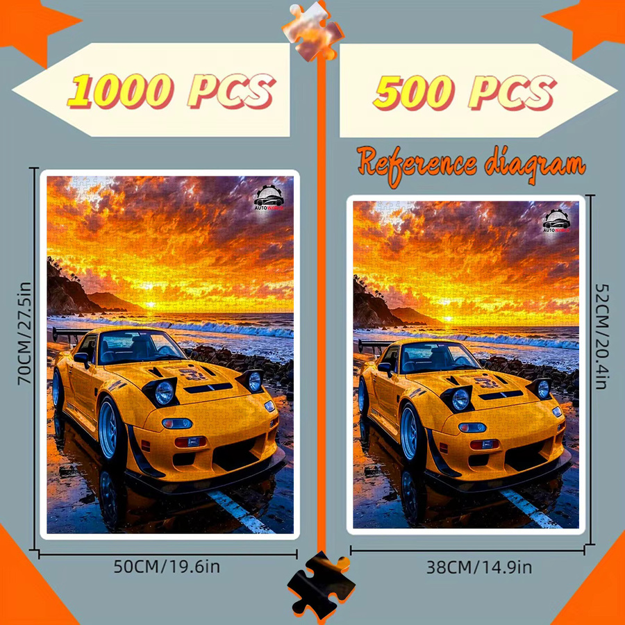 AZNM Japanisches Sportwagen-Puzzle, 5.000 Teile - Bild 2