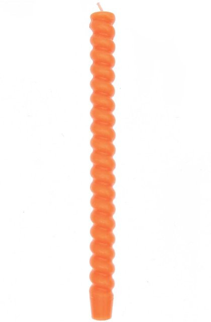 Rico Design Spiralkerze in Neon Orange, Durchmesser: 2,4 cm, Höhe: 28 cm - Bild 1