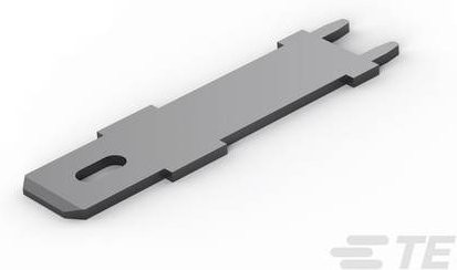 TE Connectivity 63950-1 Flachstecker in Silber mit 6,35 mm Steckbreite und 0,8 mm Steckdicke 180° Package - Bild 1