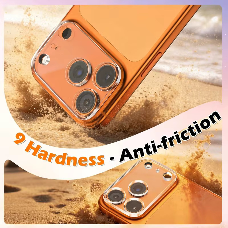 3er-Set Kameraobjektivschutz aus 9H HD Panzerglas in Transparent für iPhone 17 16 15 14 13 12 11 Pro Max - Bild 2