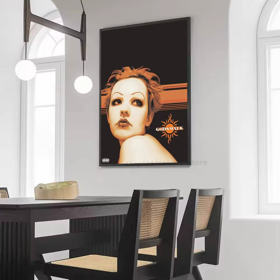 Godsmack Poster Aufkleber Wasserfester Wandkunstdruck Typografie Mehrfarbig - Bild 6
