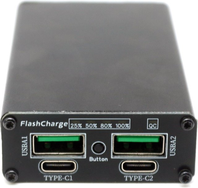 Circuiter Hardware Bidirektionales USB-C Schnellladegerät PD3.1 100W 5A für LiIon und LiFePO4 Akkus 2S bis 6S in Schwarz - Bild 1