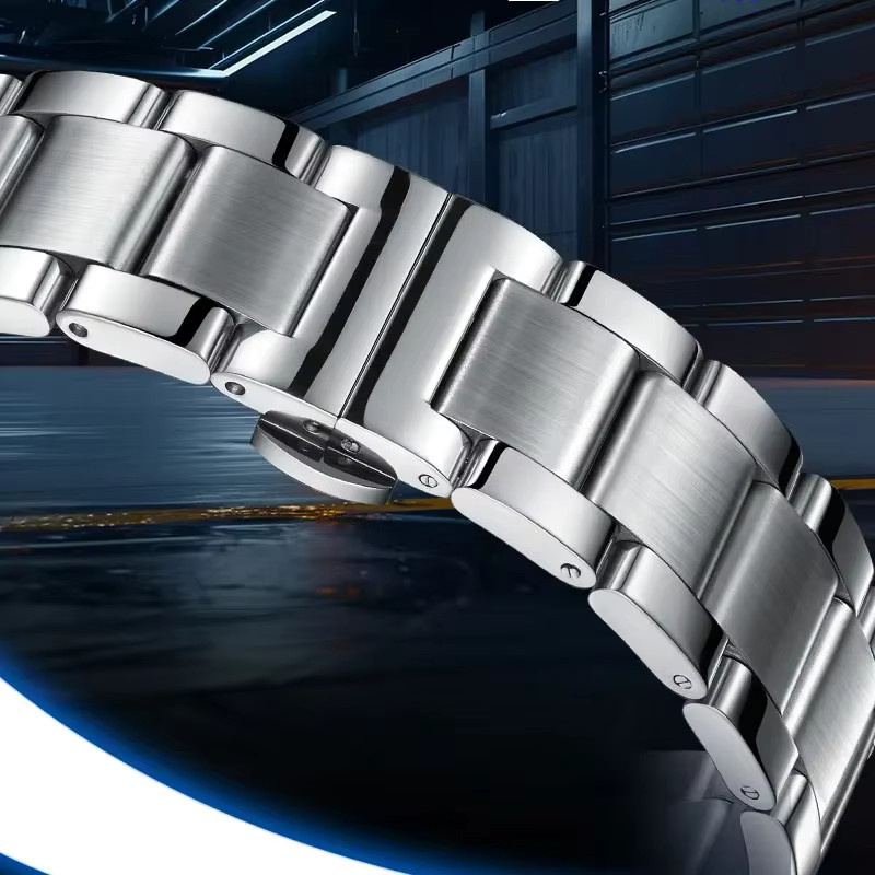 MARK FAIRWHALE Armbanduhr, Automatik, Edelstahl, Silber, Herren - Bild 5